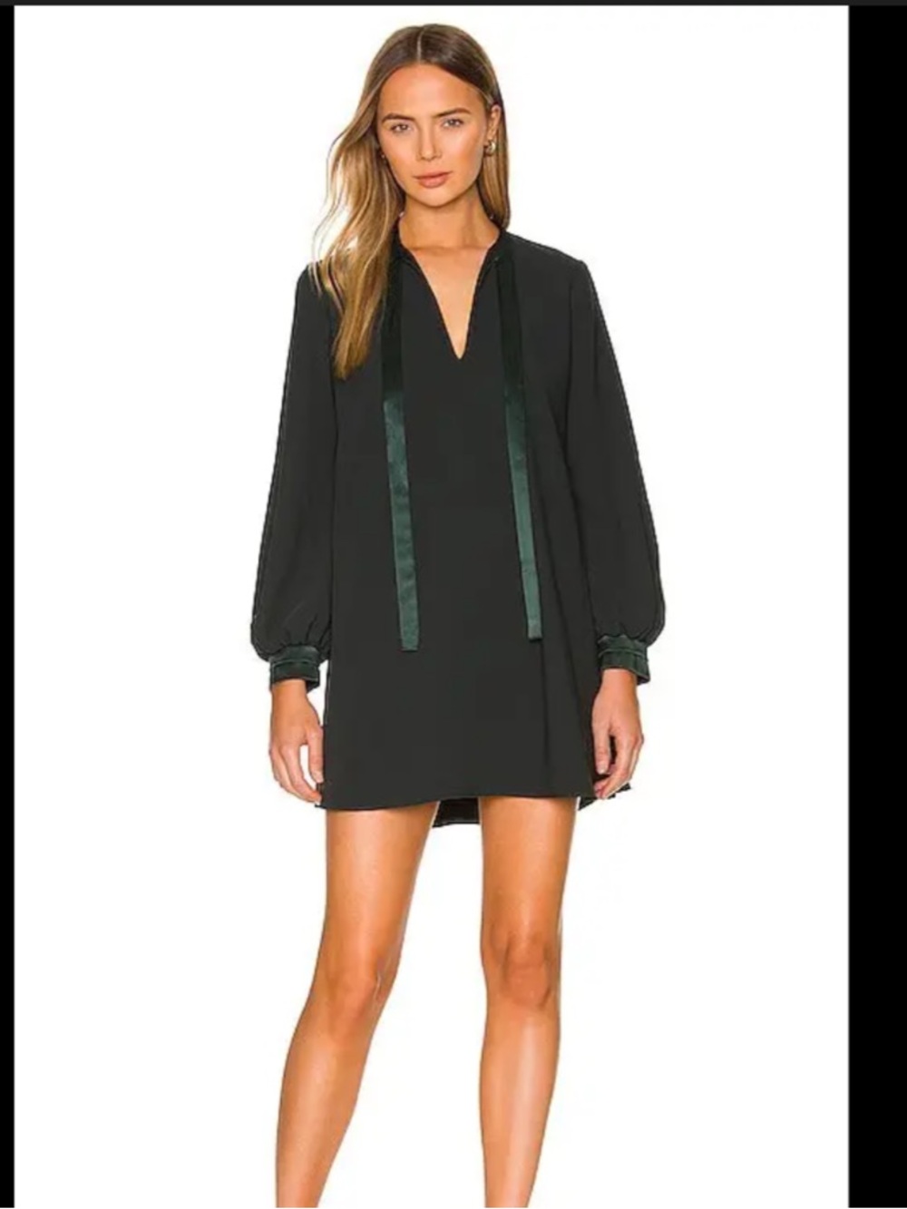 Amanda Uprichard Louie Dress in Black